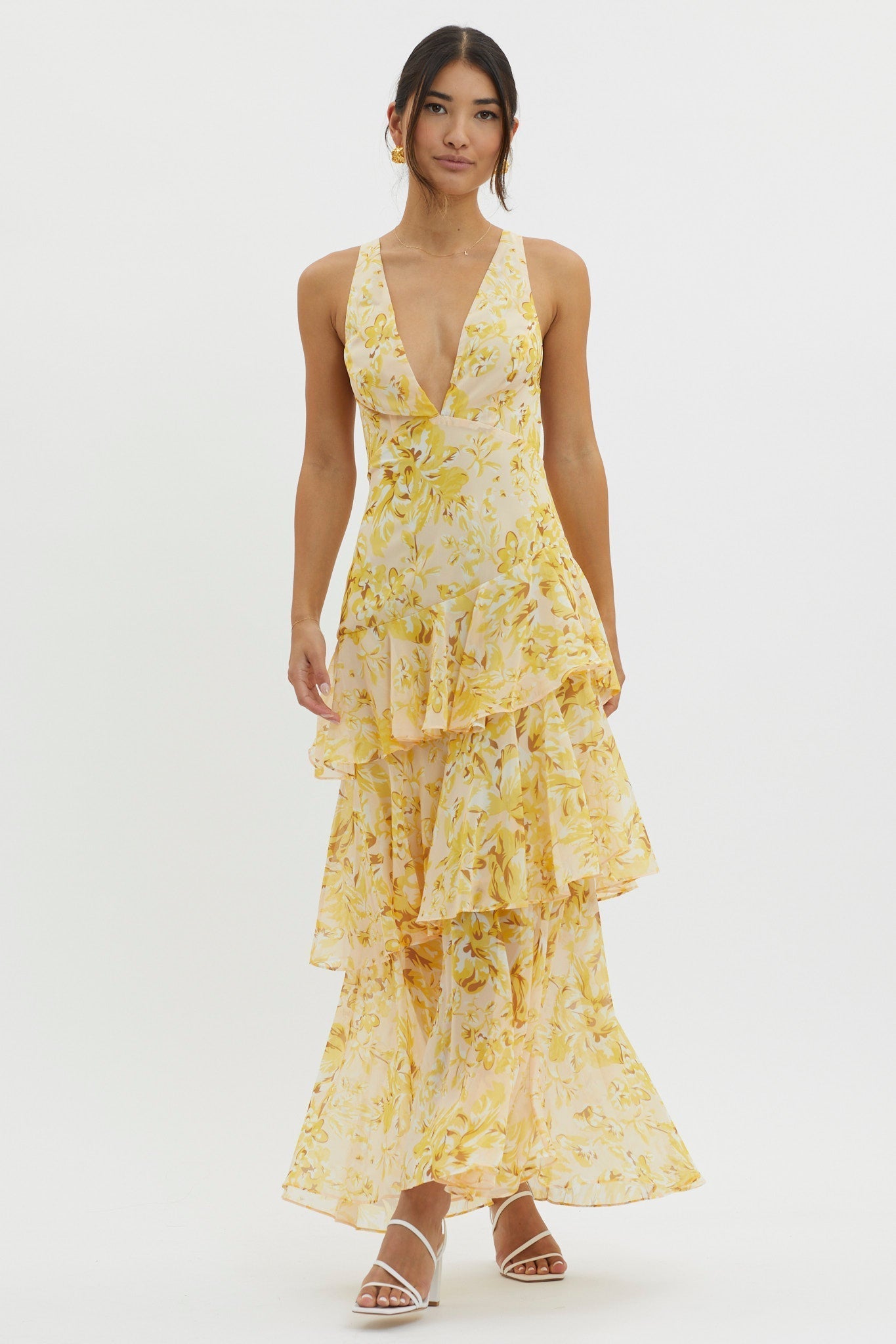 Lynne | Bloom Shift Midi Dress