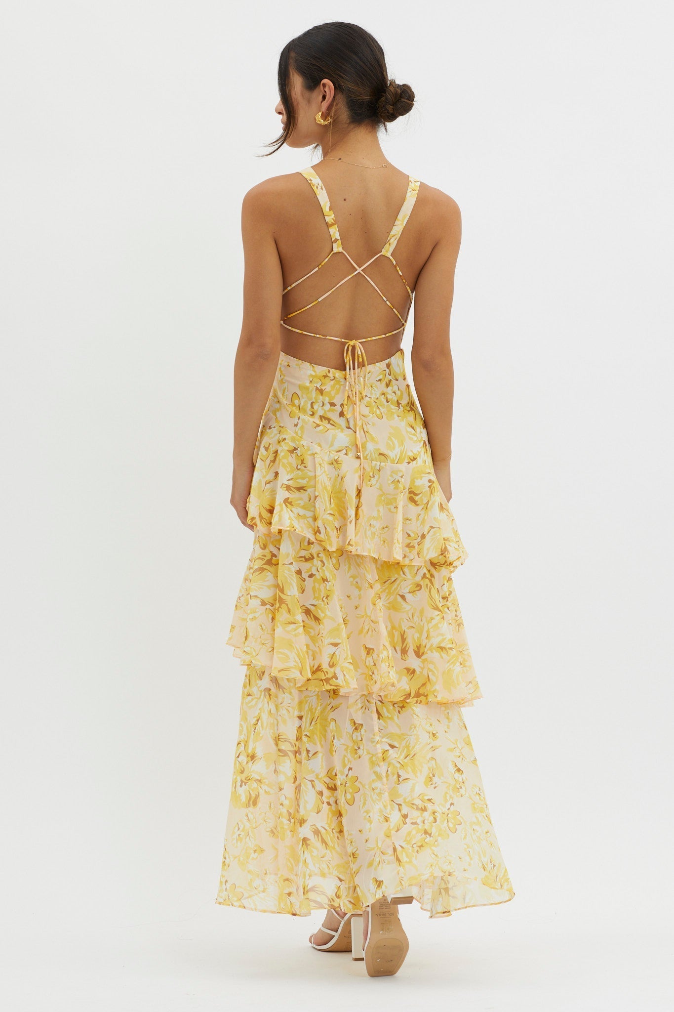 Lynne | Bloom Shift Midi Dress