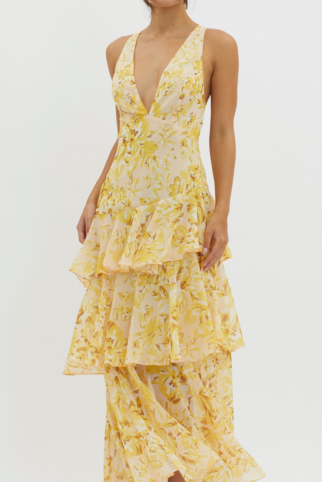 Lynne | Bloom Shift Midi Dress
