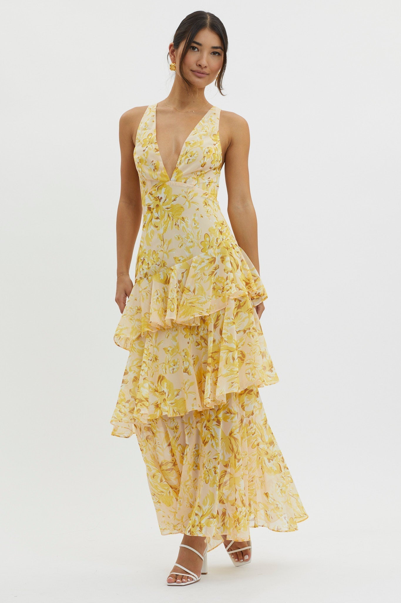 Lynne | Bloom Shift Midi Dress