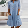 Marlowyn™ Pocketline Shirt Dress