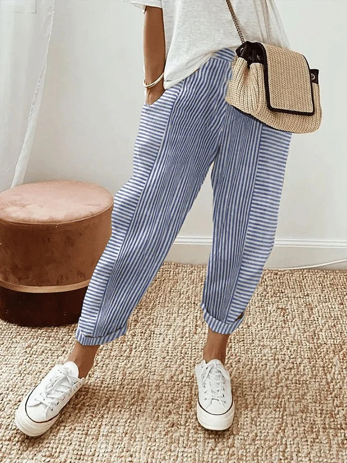 Brindleigh™ Drawstring Stripe Joggers