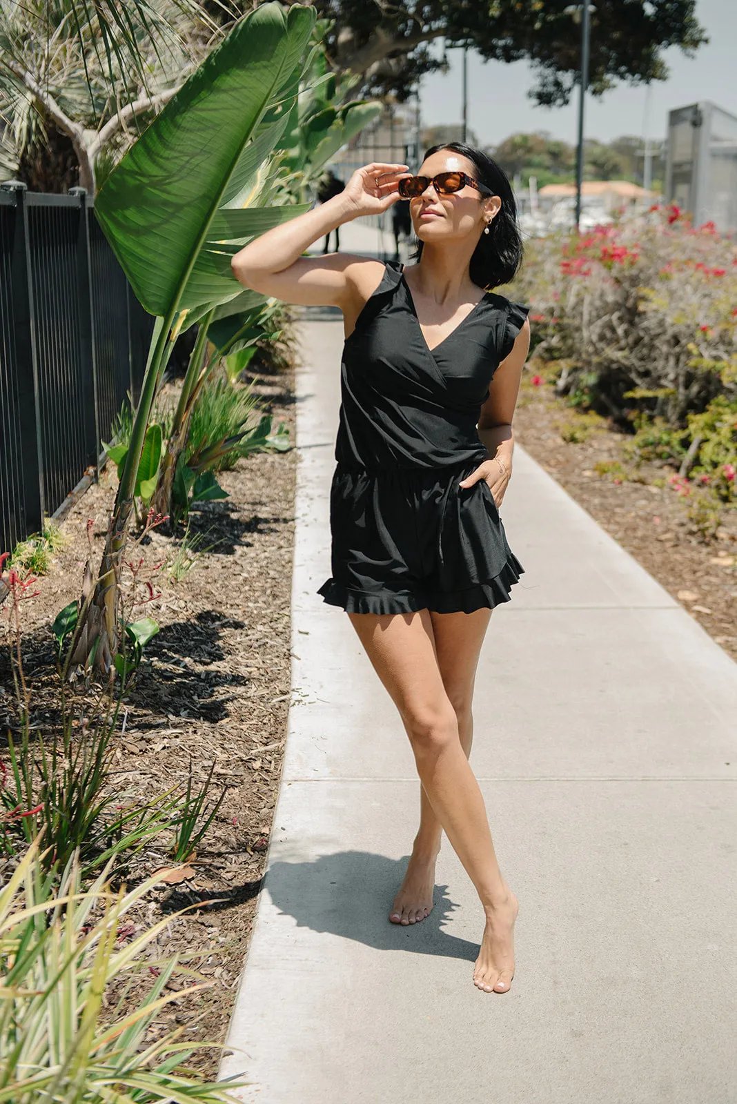 Serafina™ Swim Romper One-Piece