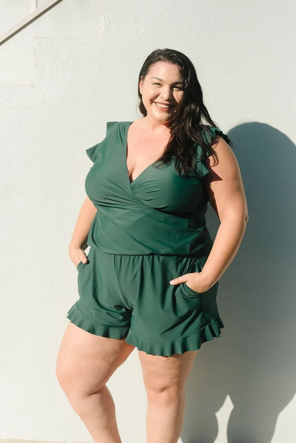 Serafina™ Swim Romper One-Piece