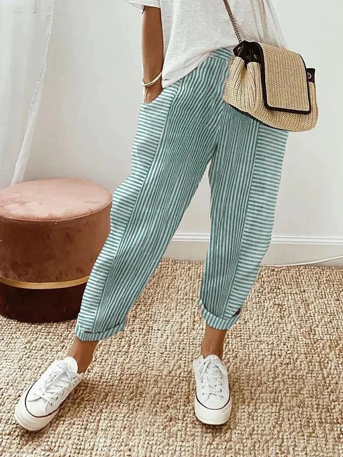 Brindleigh™ Drawstring Stripe Joggers