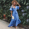 Azuria™ Ruffle Sleeve Maxi Dress