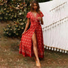 Solara™ Boho Wrap Maxi Dress
