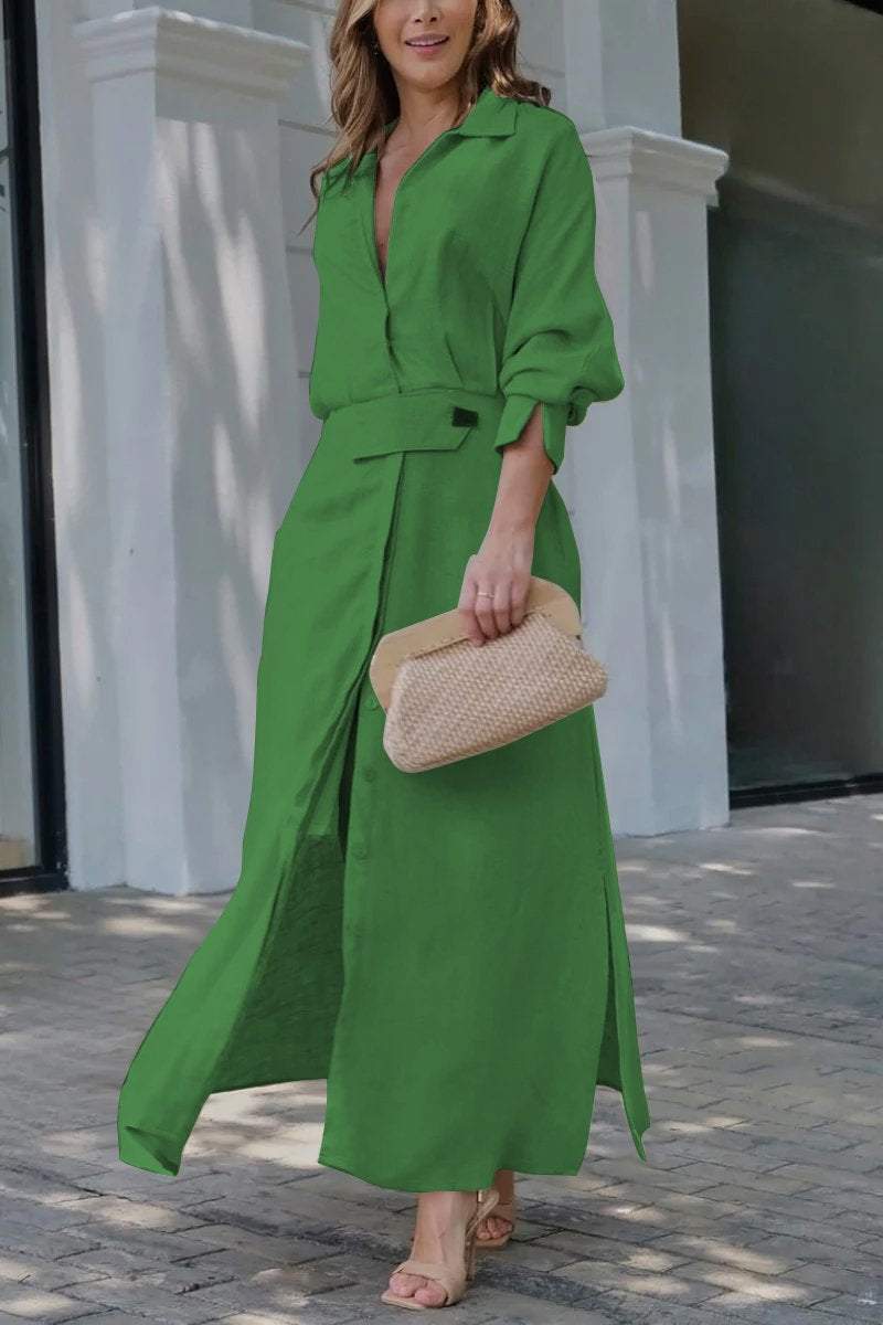 Fern™ Belted Shirt Dress
