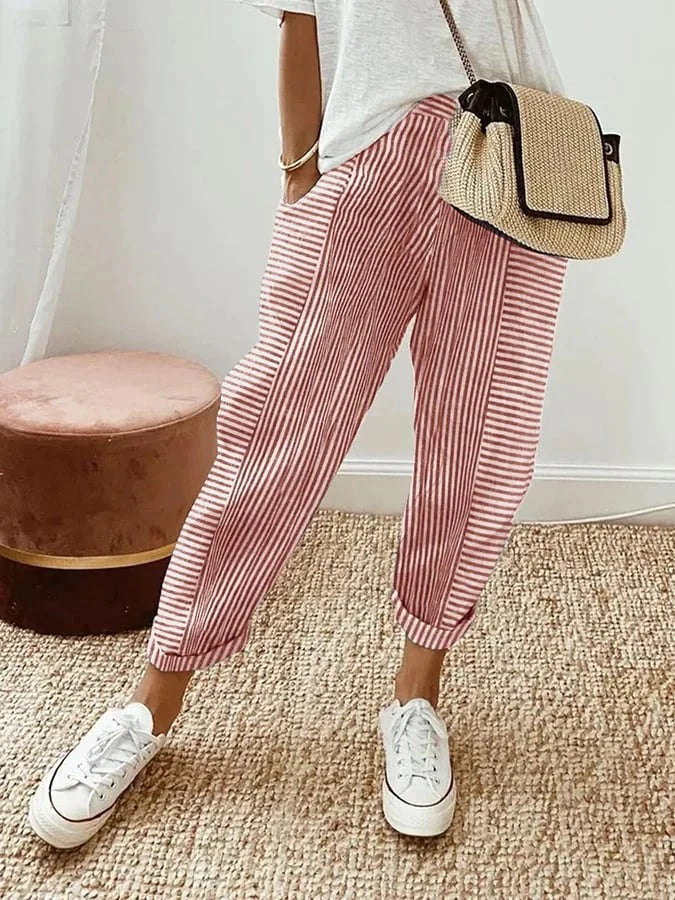 Brindleigh™ Drawstring Stripe Joggers