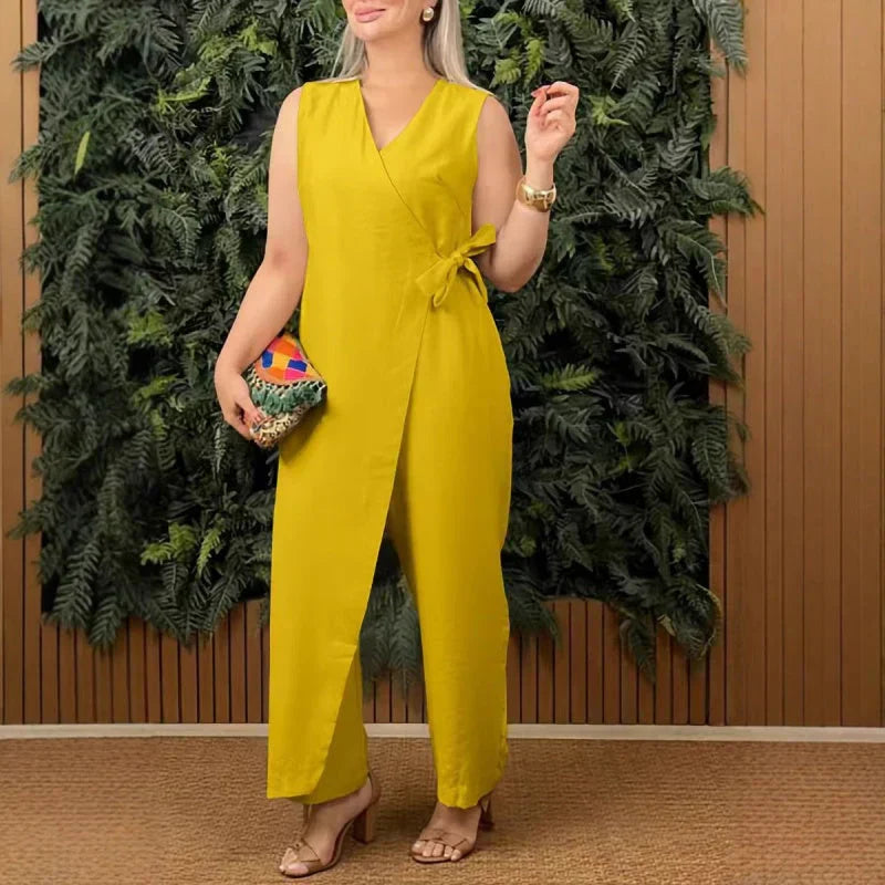 Talia™ Wrap Tie Jumpsuit