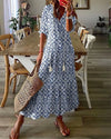 Isolene™ Tiered Boho Maxi Dress